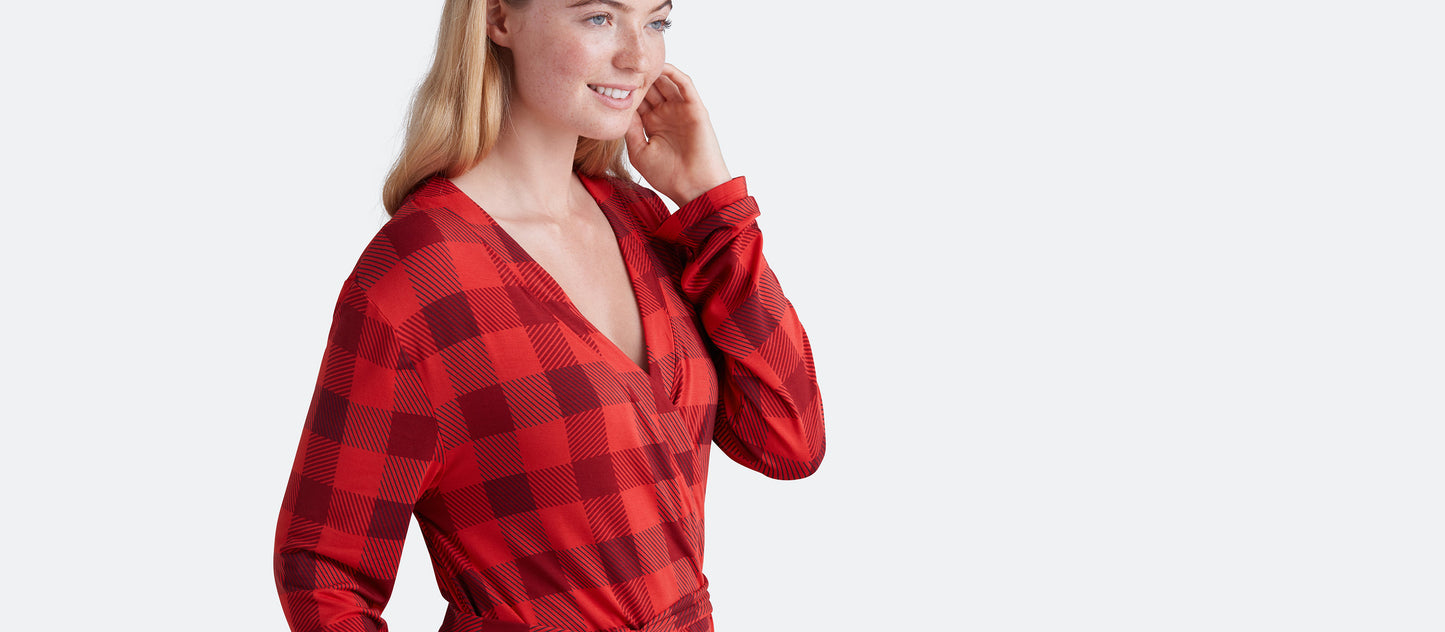 UltraModal™ Robe | Crimson Plaid