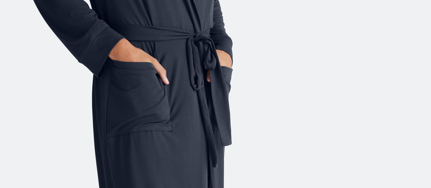 UltraModal™ Hooded Robe - Unisex | Dark Sapphire