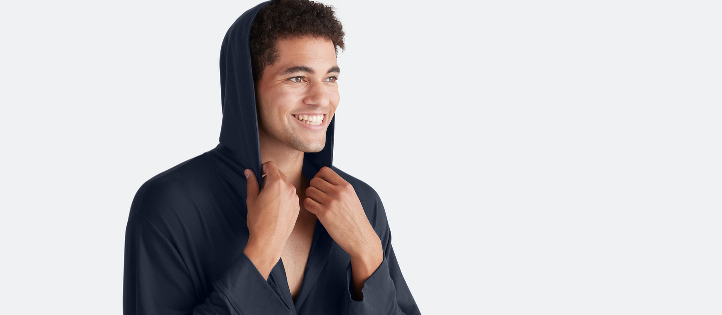 UltraModal™ Hooded Robe - Unisex | Dark Sapphire