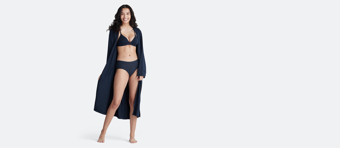 UltraModal™ Hooded Robe - Unisex | Dark Sapphire
