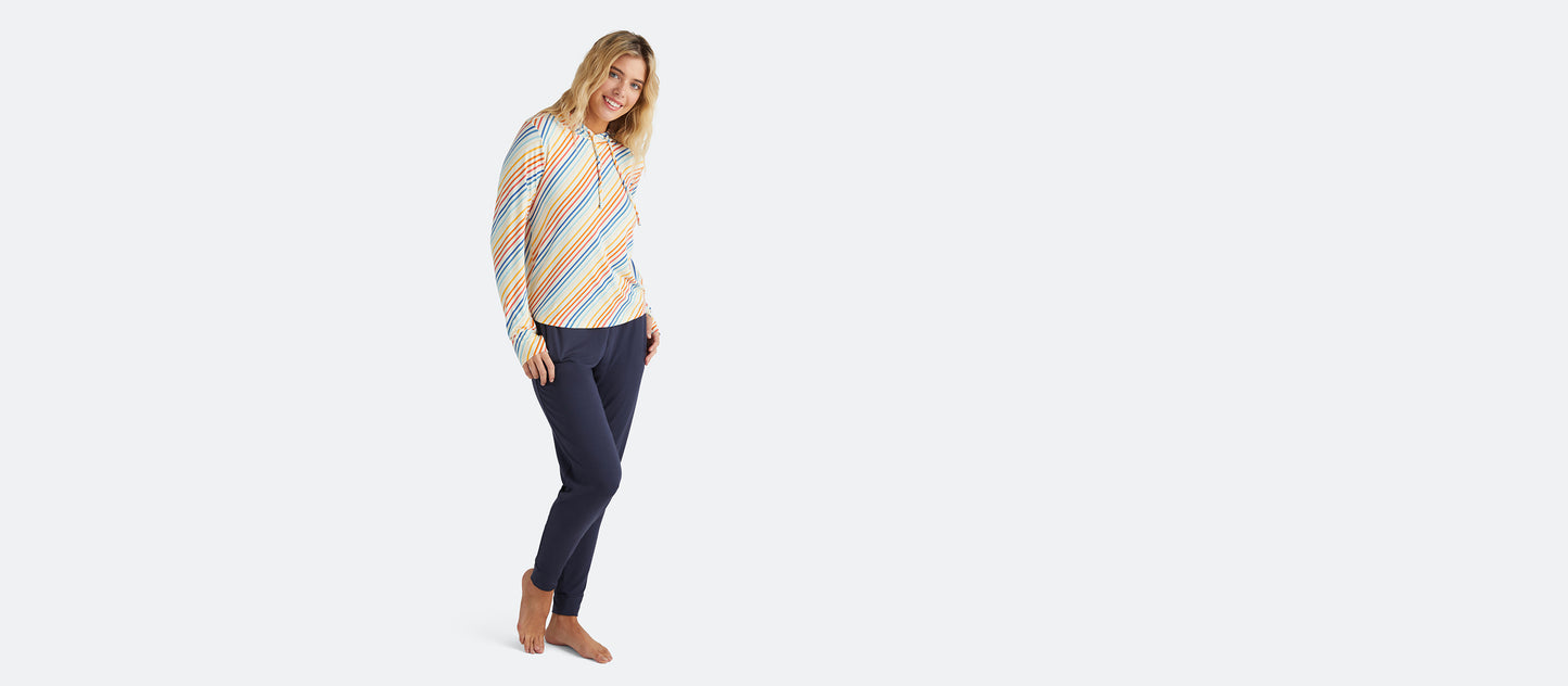 UltraModal™ Pullover Lounge Hoodie - Women's | Camp Stripe