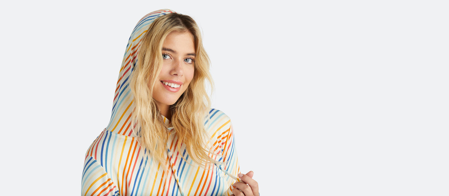 UltraModal™ Pullover Lounge Hoodie - Women's | Camp Stripe