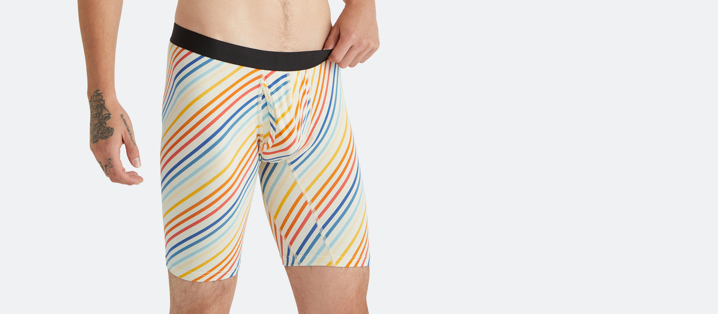 UltraModal™ Core Long Boxer Brief w/ Fly | Camp Stripe
