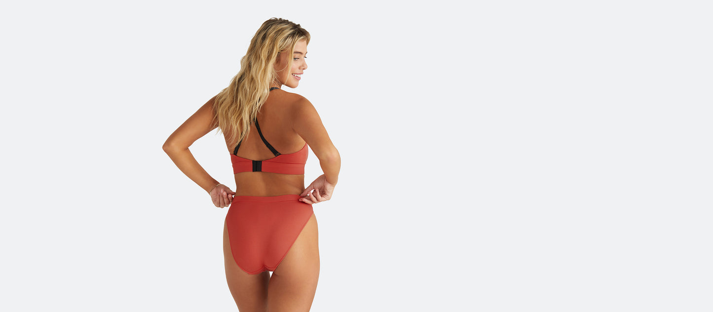 UltraModal™ FeelFree High-Leg Bikini | Papaya
