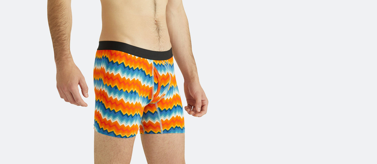 UltraModal™ Core Boxer Brief w/ Fly | Groovy Chevron