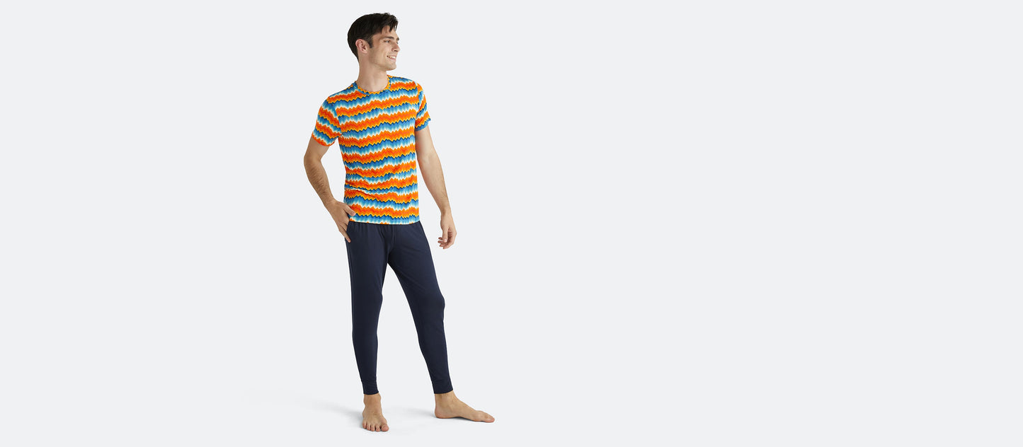 UltraModal™ Crew Tee - Men's | Groovy Chevron