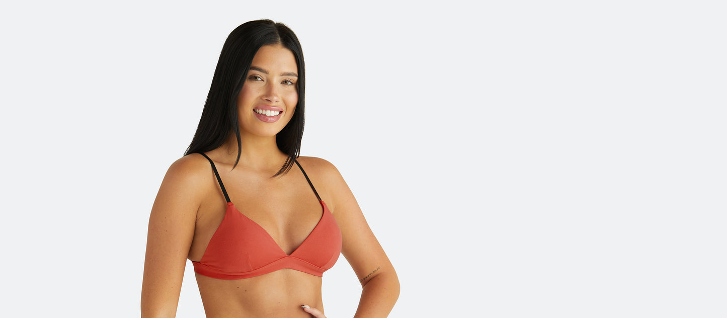 UltraModal™ FeelFree Triangle Bralette | Papaya