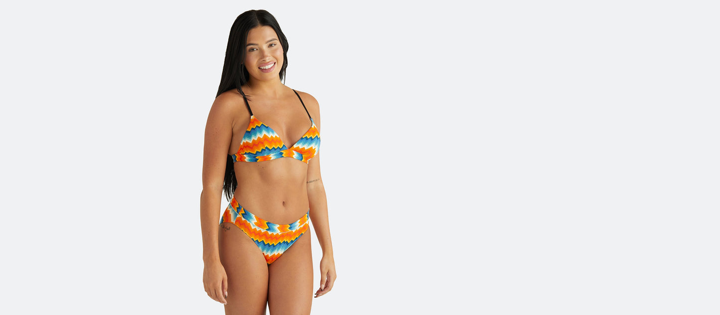 UltraModal™ FeelFree Triangle Bralette | Groovy Chevron