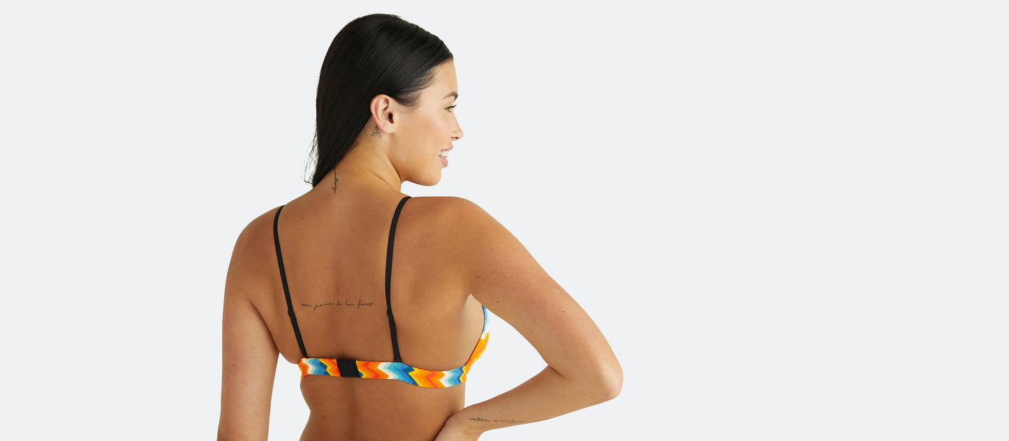 UltraModal™ FeelFree Triangle Bralette | Groovy Chevron