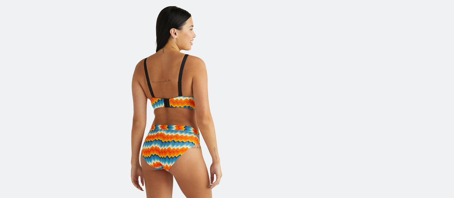 UltraModal™ FeelFree Longline Bralette | Groovy Chevron