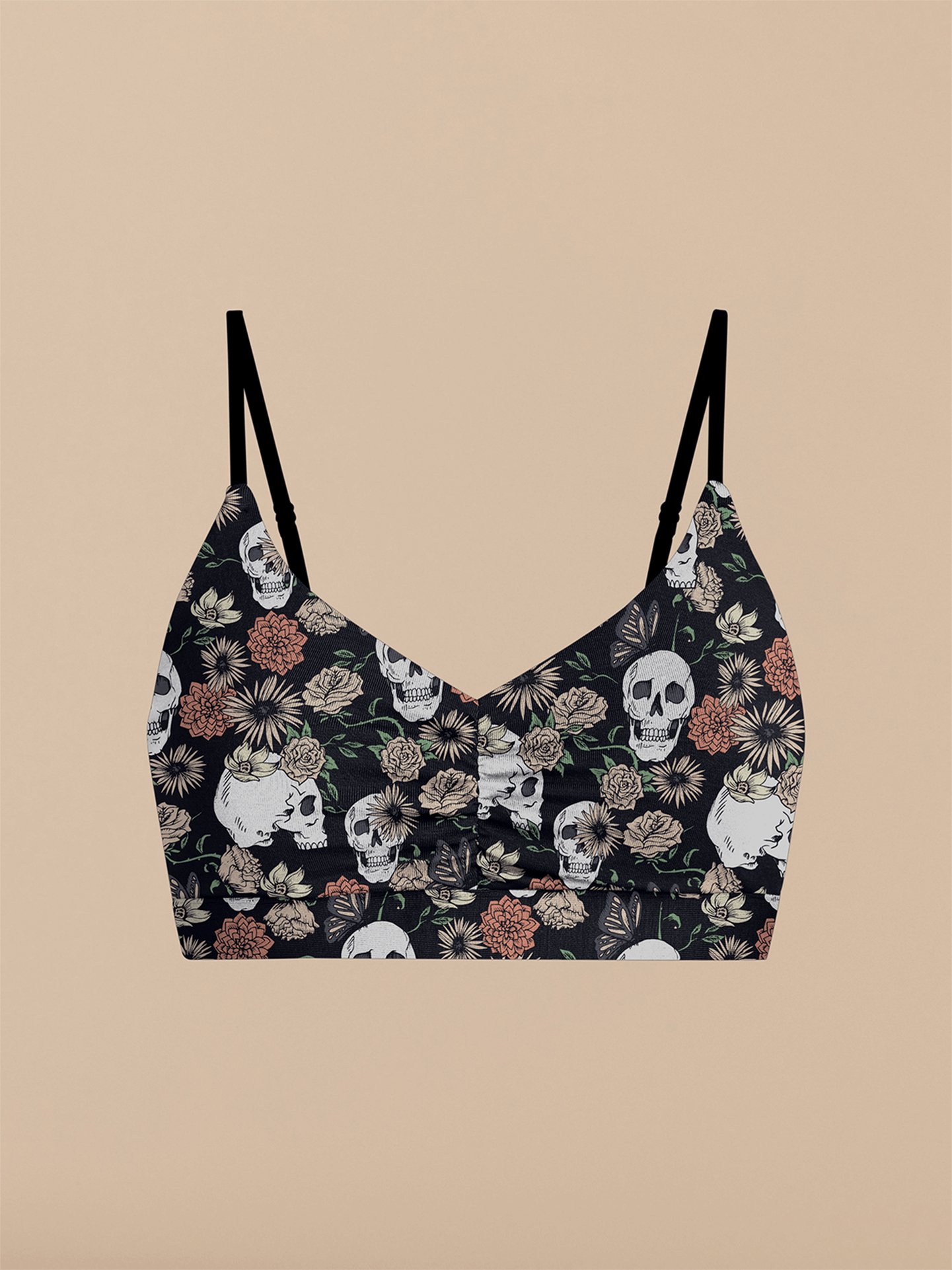 UltraModal™ FeelFree Ruched Bralette | Dead Flowers