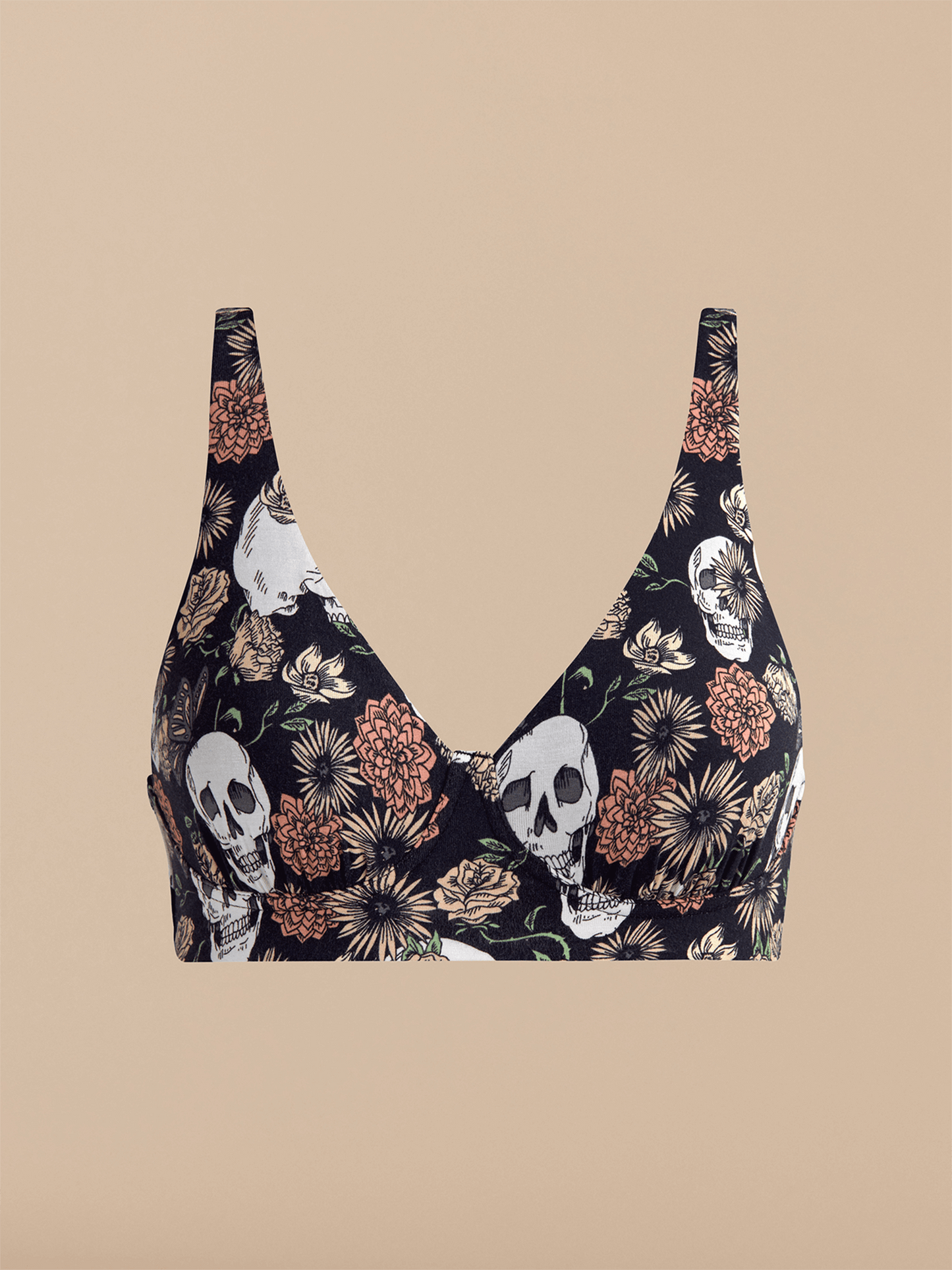 UltraModal™ FeelFree Longline Bralette | Dead Flowers