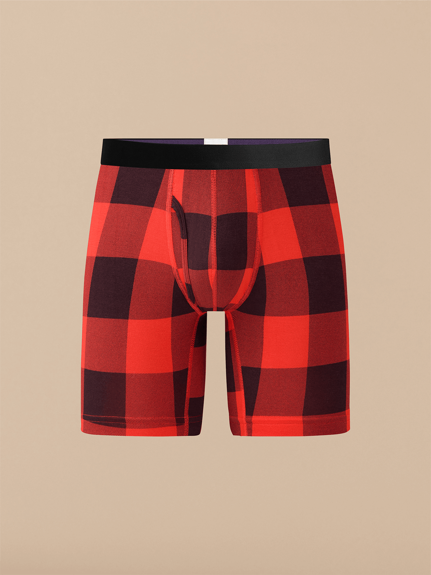 UltraModal™ Core Long Boxer Brief w/ Fly | Buffalo Plaid