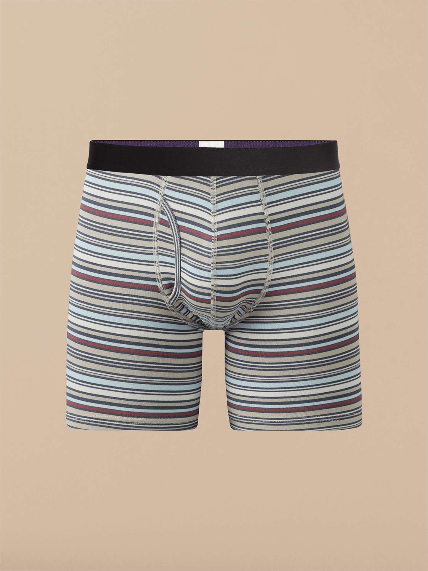 UltraModal™ Core Ball Caddy™ Boxer Brief w/ Fly | Sandstorm Stripes