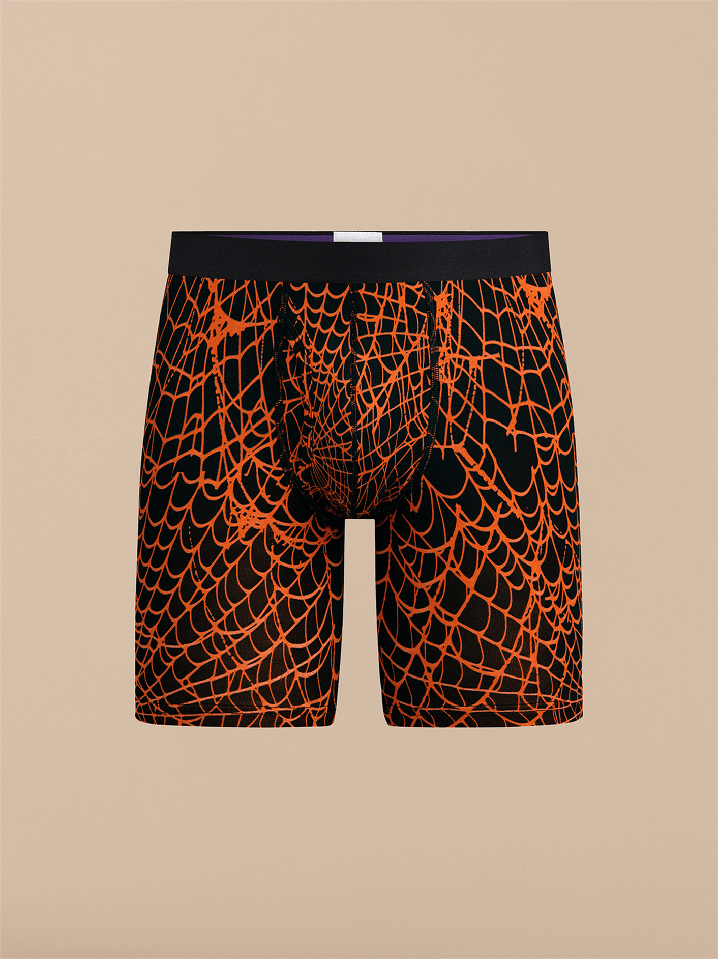 UltraModal™ Core Ball Caddy™ Long Boxer Brief w/ Fly | Caught in a Web