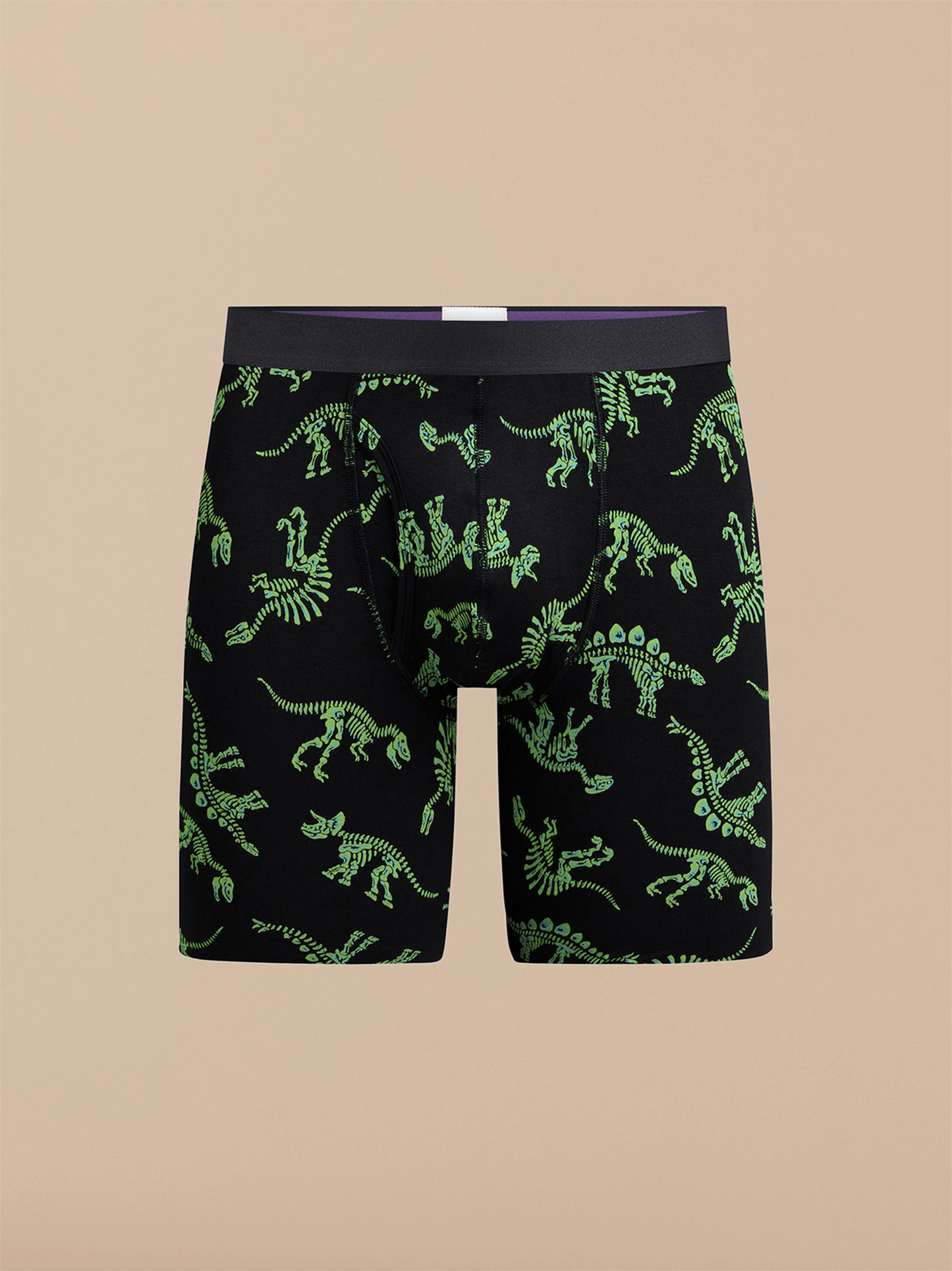 UltraModal™ Core Ball Caddy™ Long Boxer Brief w/ Fly | Electric Dino
