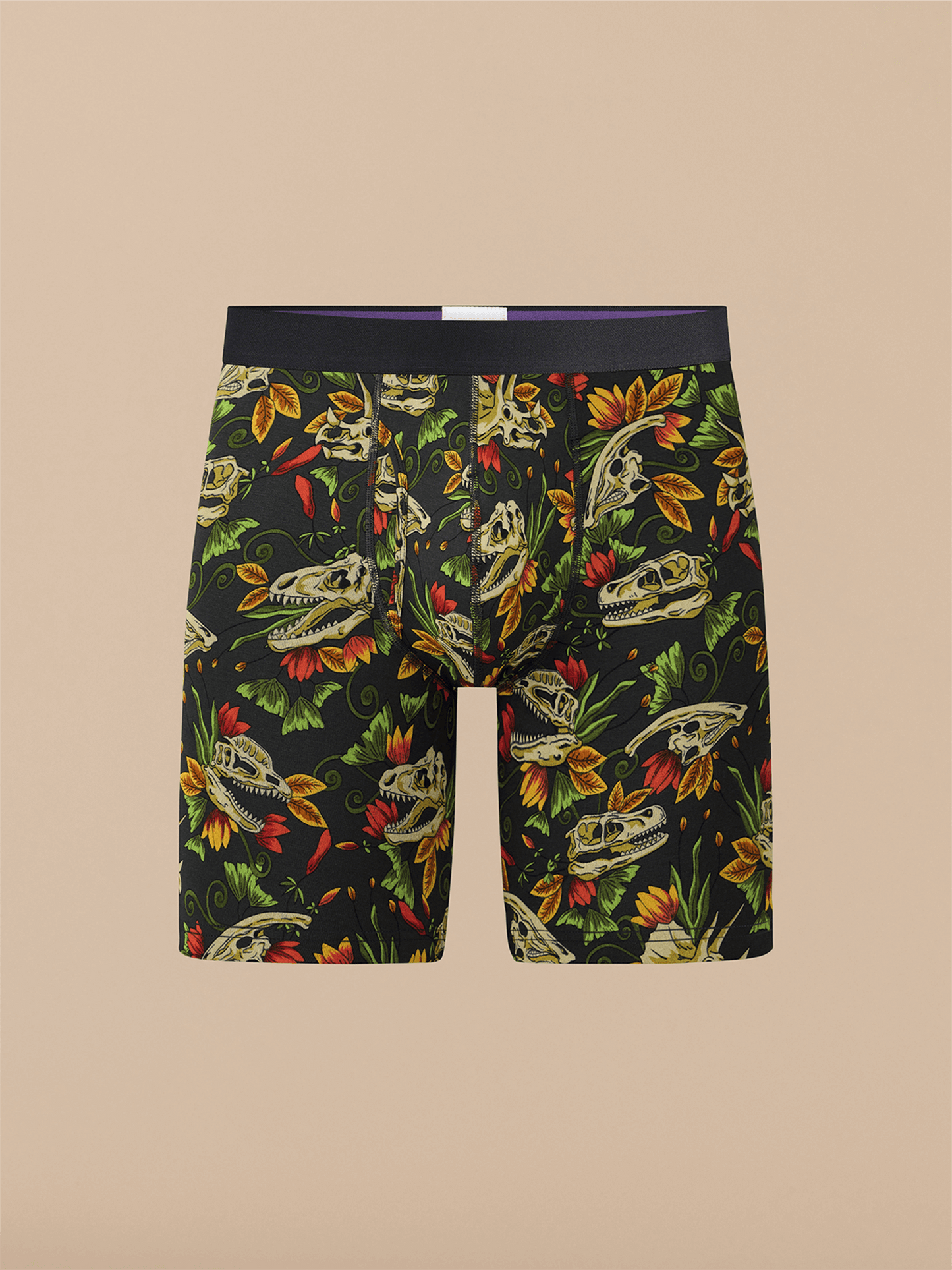 UltraModal™ Core Ball Caddy™ Long Boxer Brief w/ Fly | Jurassic Garden