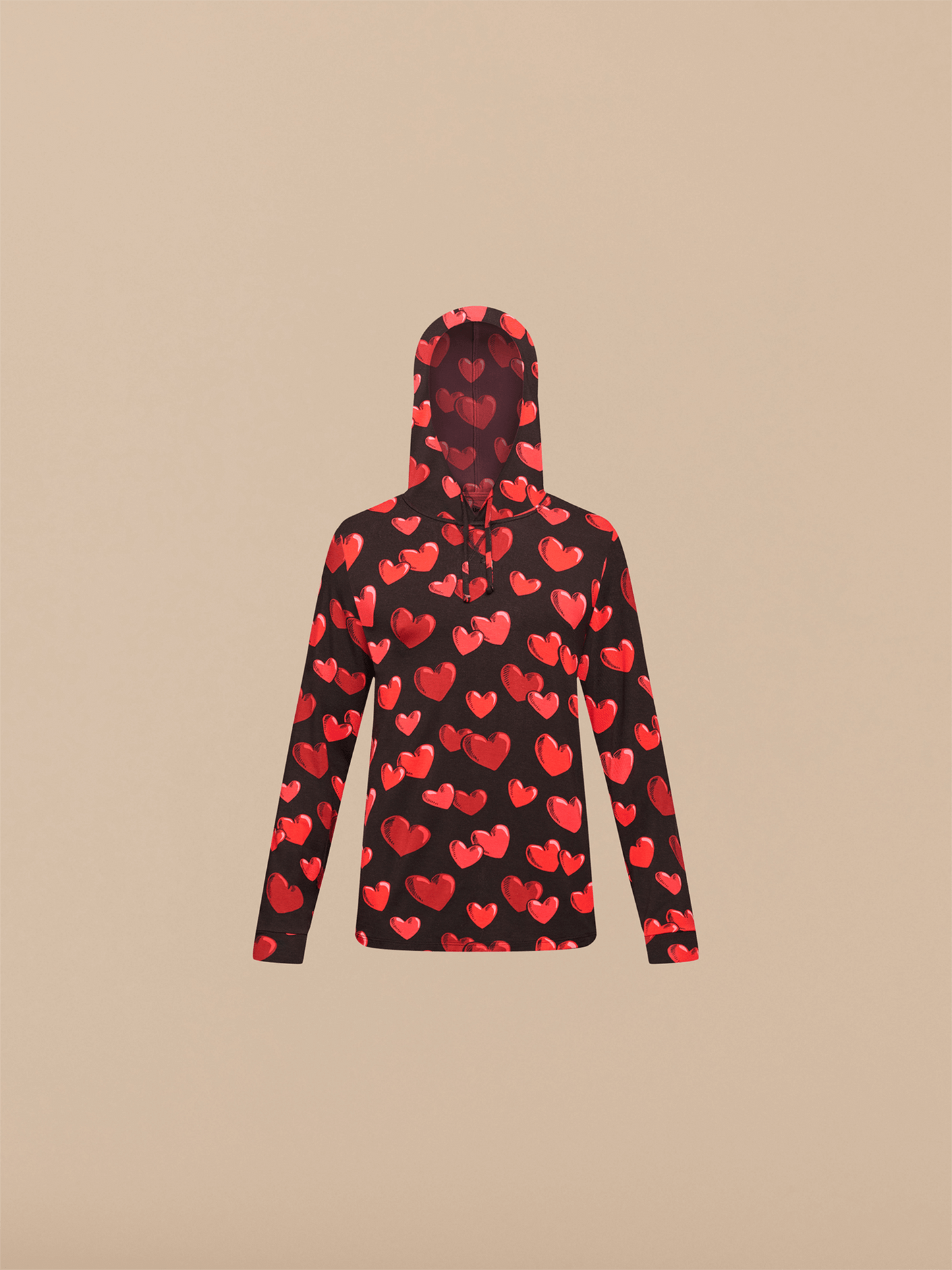UltraModal™ Pullover Lounge Hoodie - Men's | Floating Hearts