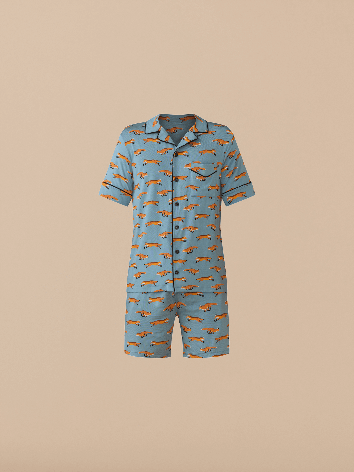 UltraModal™ Short Sleeve PJ Set - Men's | Feeling Foxy