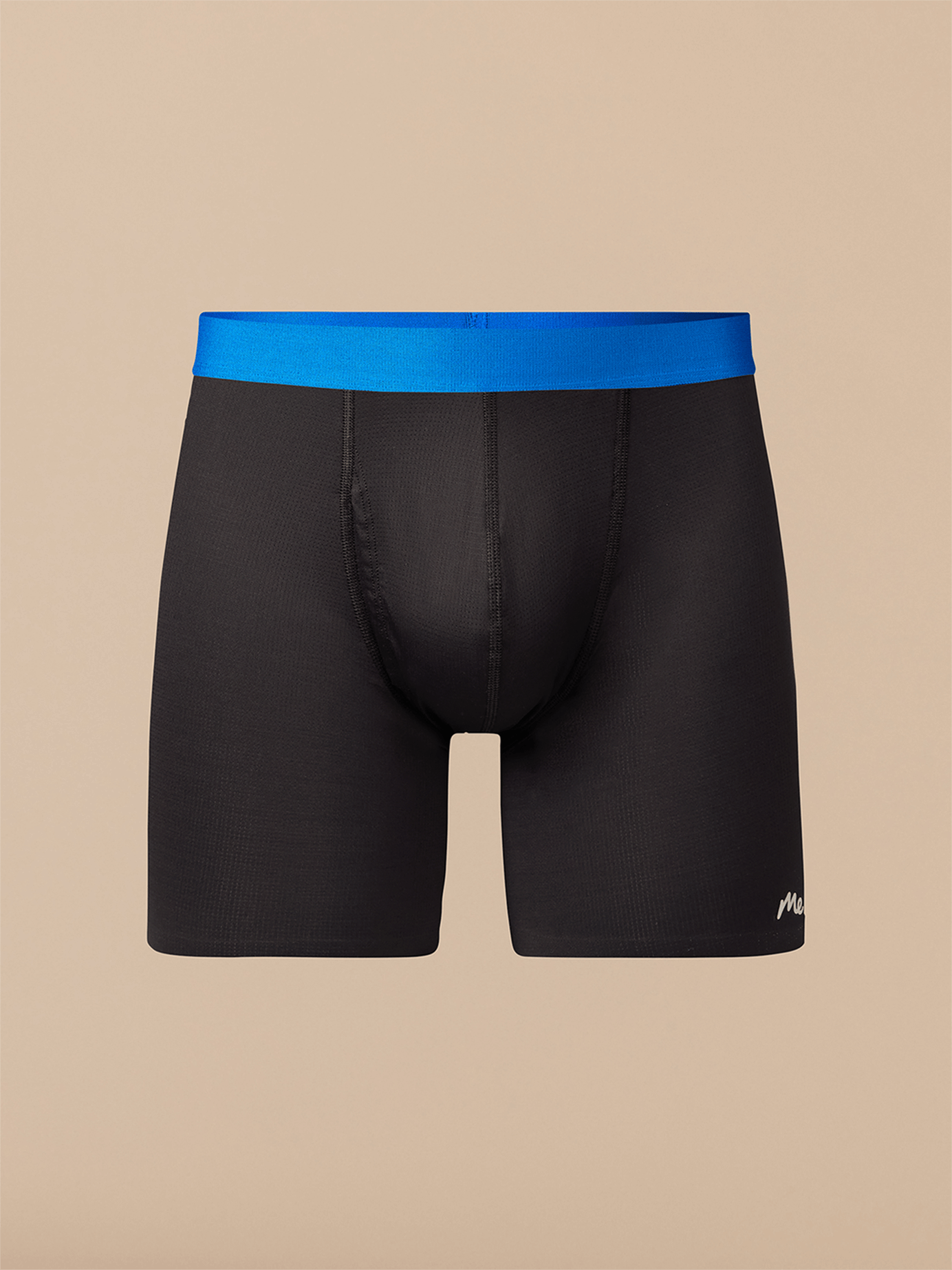 Breathe Ball Caddy™ Boxer Brief w/ Fly | Black/Cobalt Blue