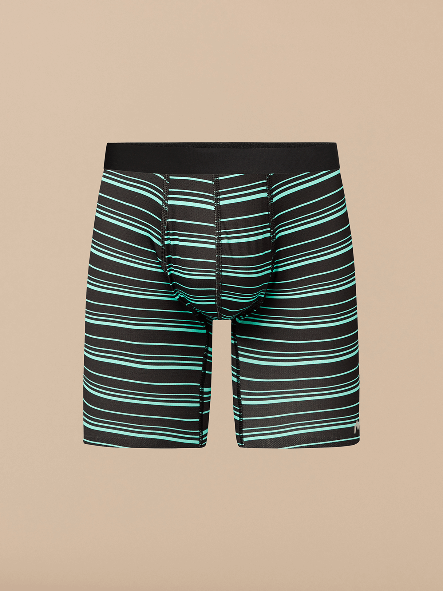 Breathe Long Boxer Brief w/ Fly | Alien Stripes