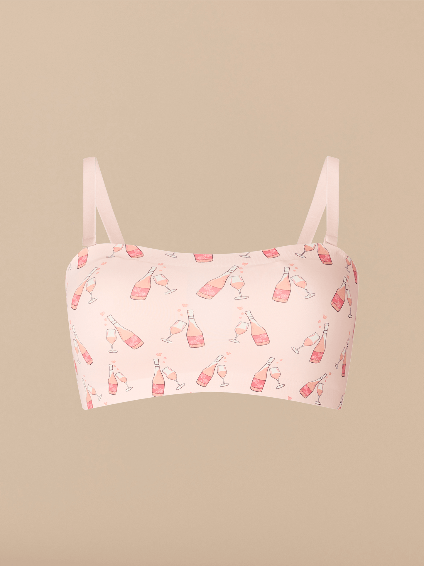 DreamSeam Bandeau Bralette | Rose All Day