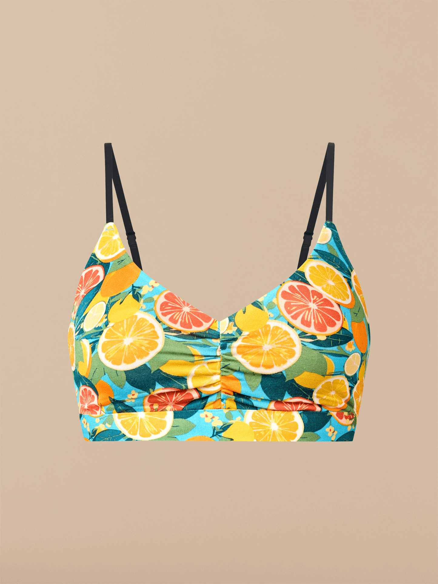 UltraModal™ FeelFree Ruched Bralette | Sicilian Oranges