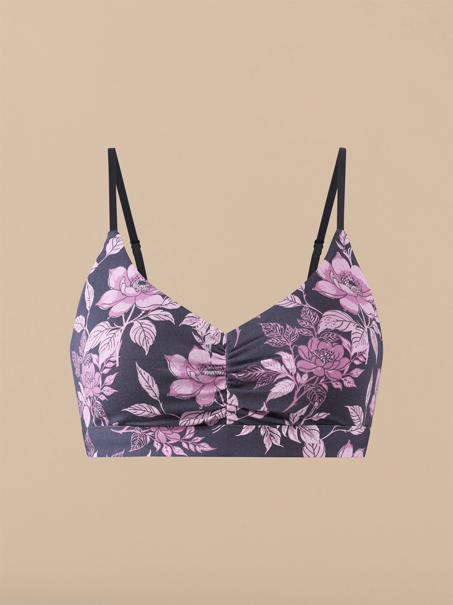 UltraModal™ FeelFree Ruched Bralette | Purple Bloom