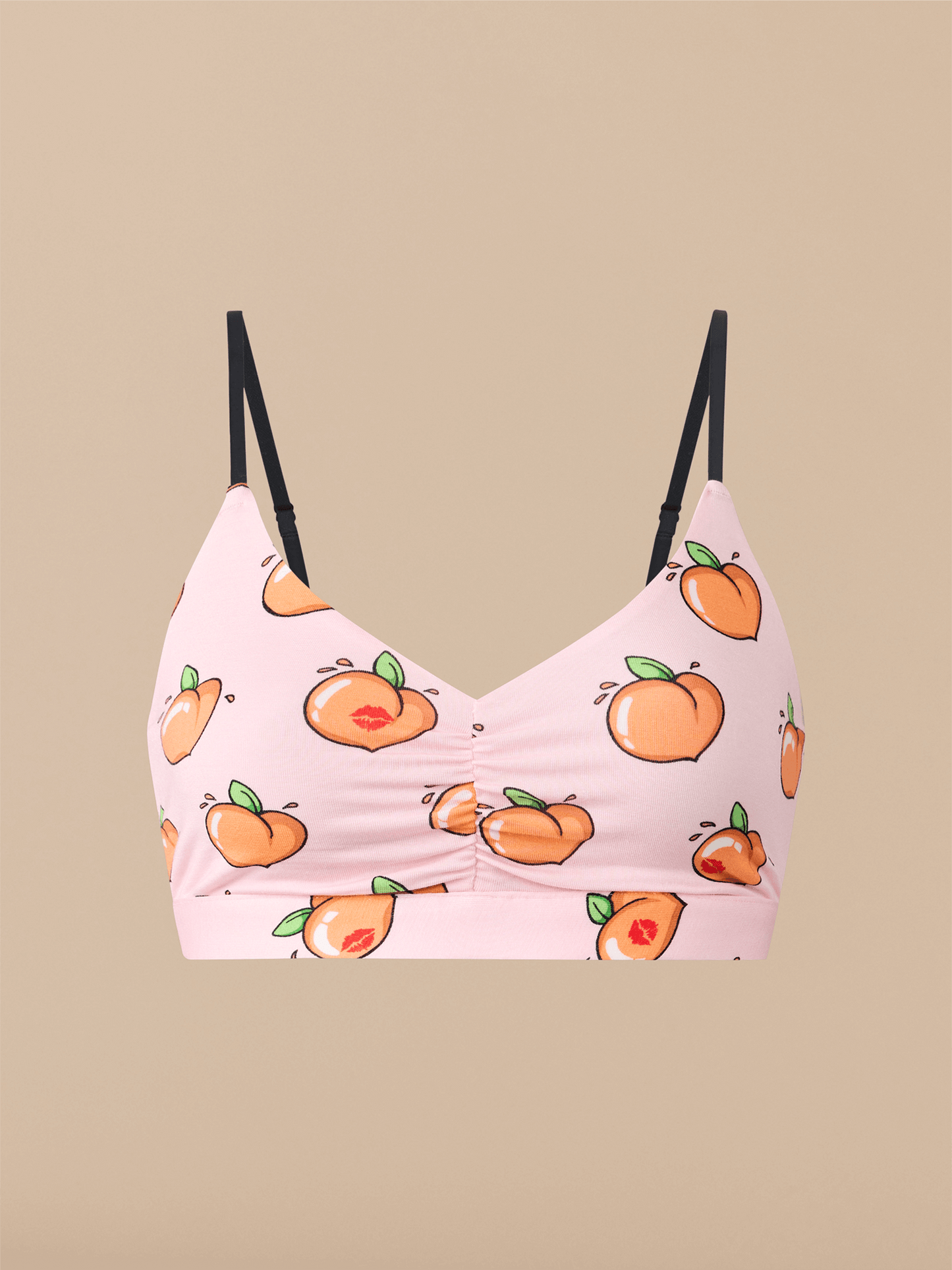 UltraModal™ FeelFree Ruched Bralette | Kiss My Peach