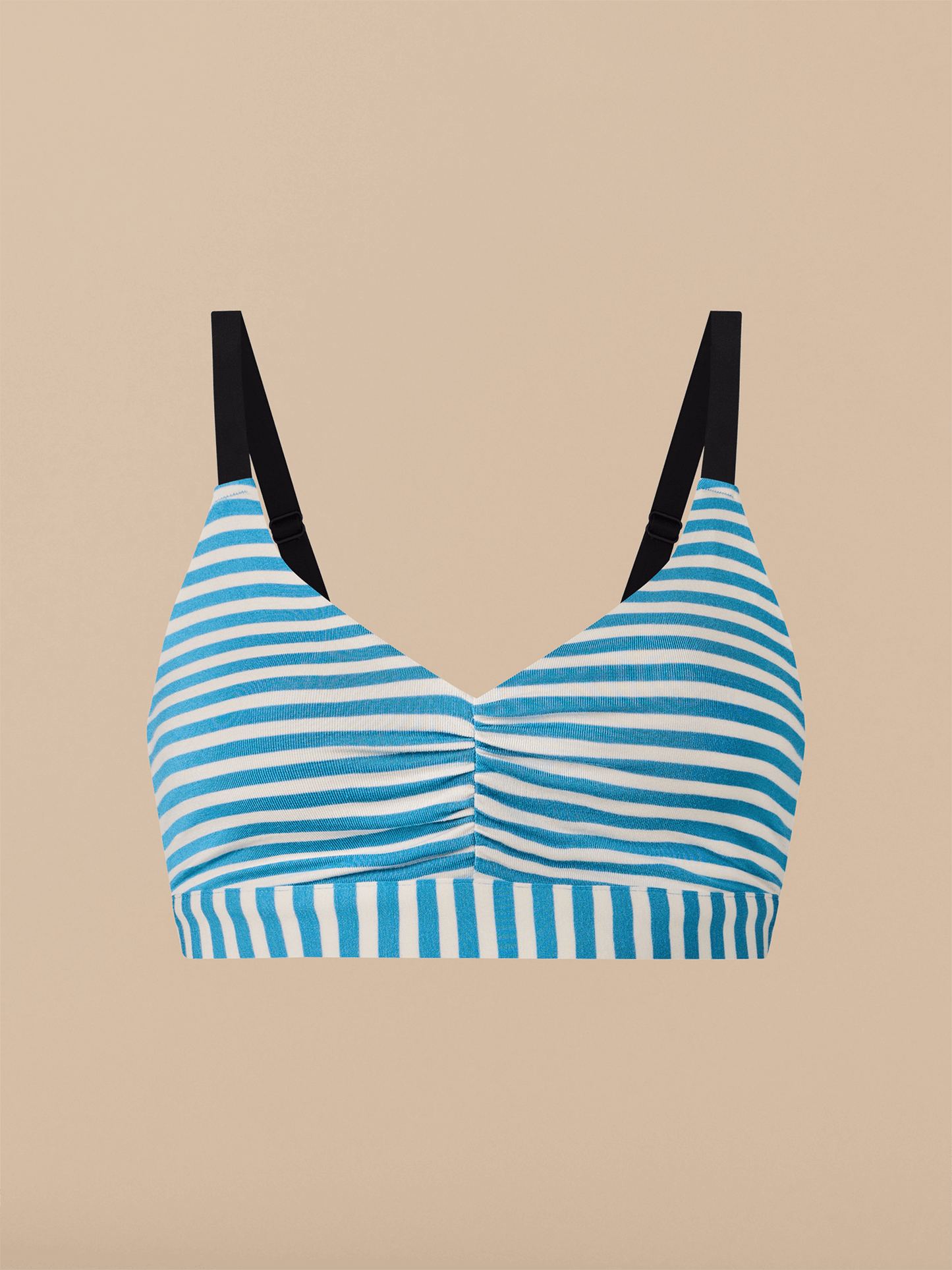 Curvy UltraModal™ FeelFree Ruched Bralette | Amalfi Stripes