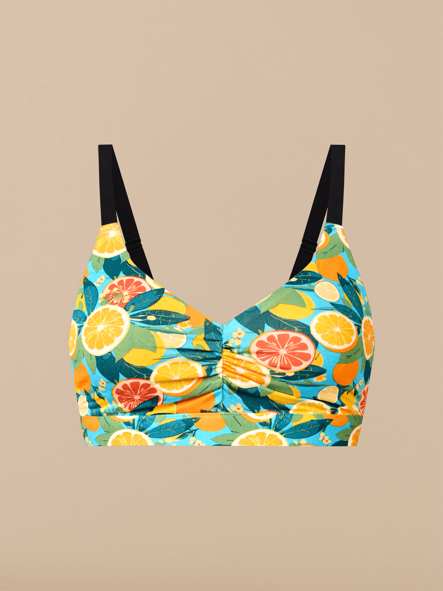 Curvy UltraModal™ FeelFree Ruched Bralette | Sicilian Oranges