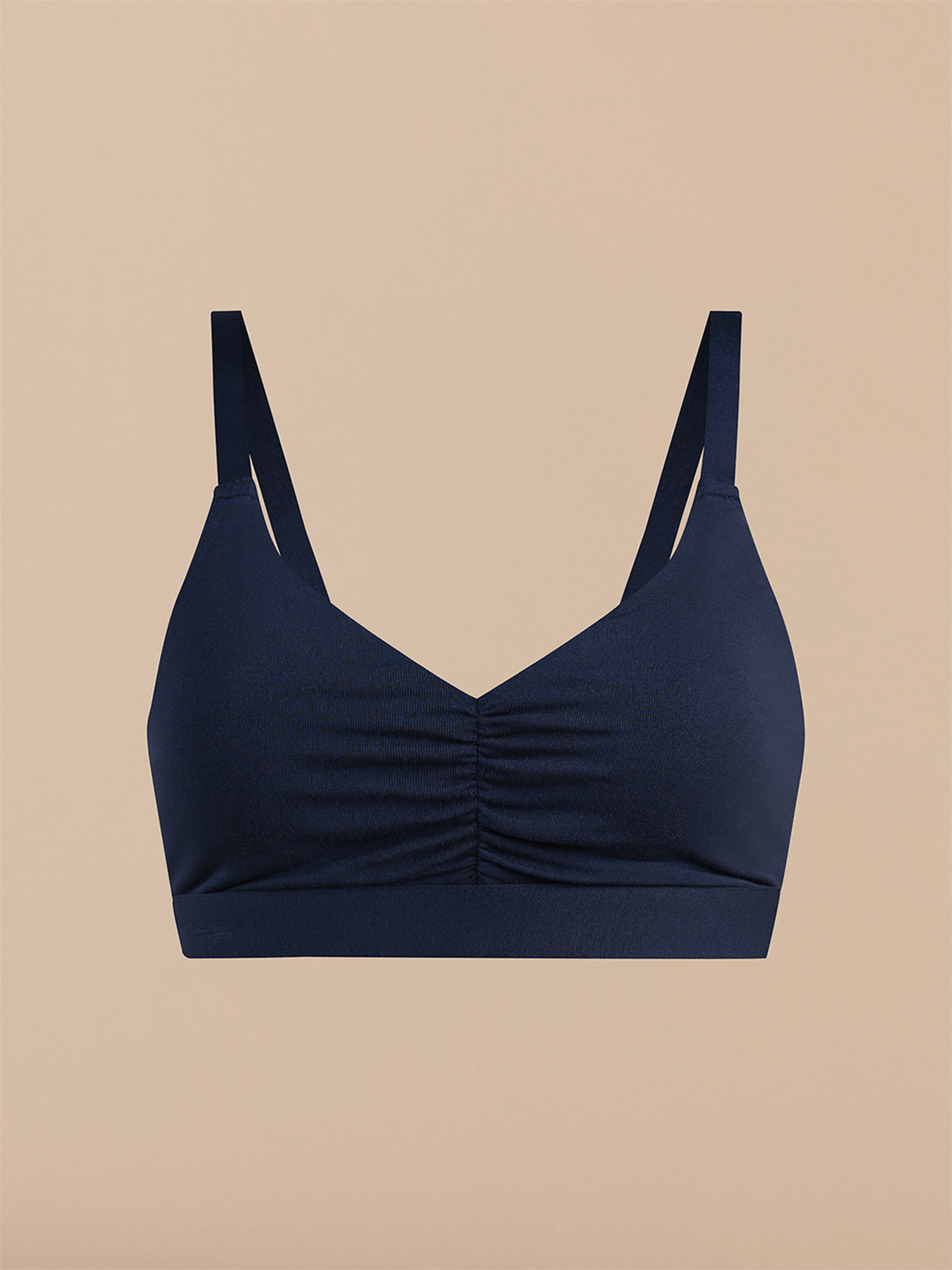 Curvy UltraModal™ FeelFree Ruched Bralette | Dark Sapphire/Dark Sapphire