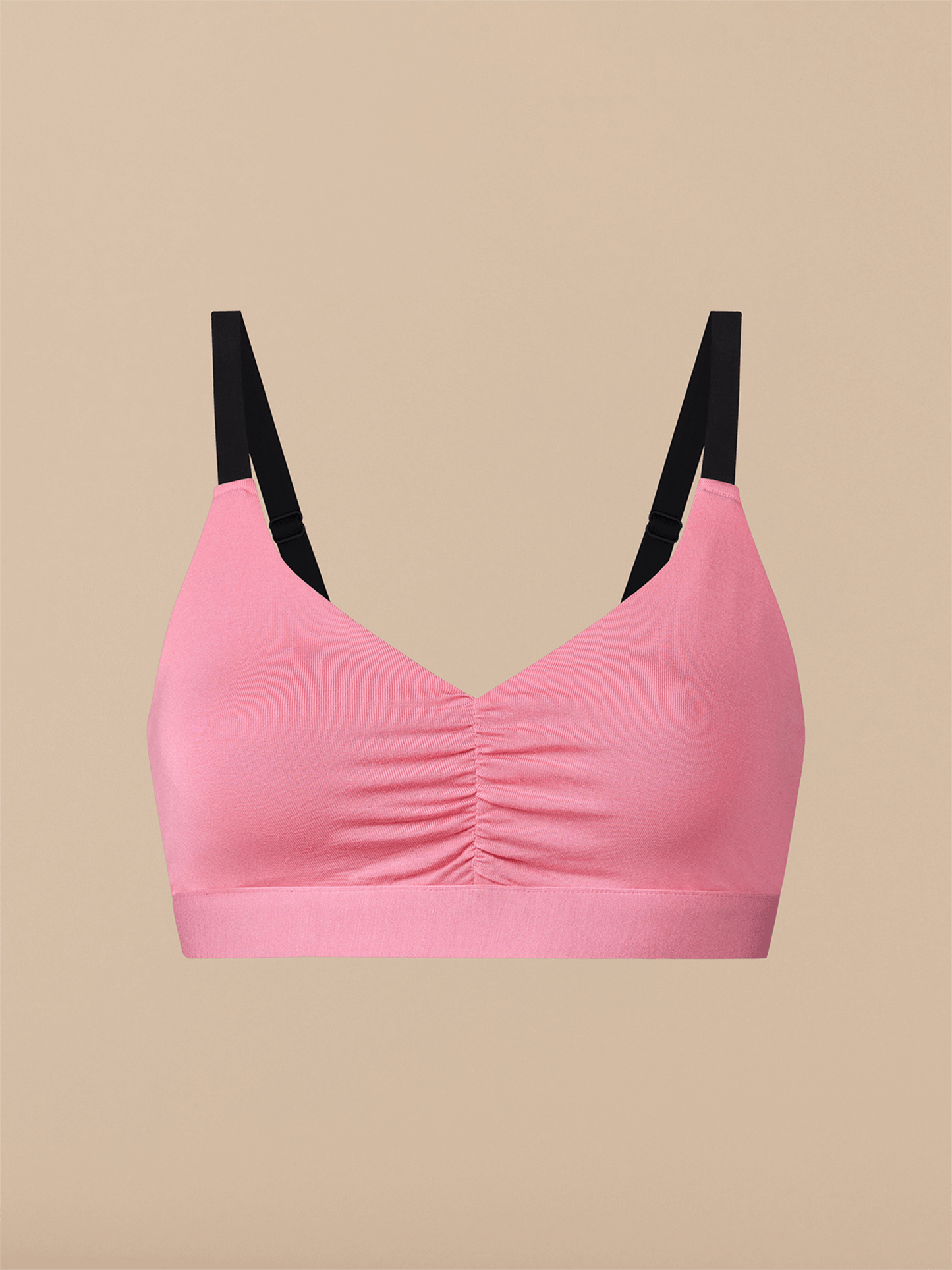 Curvy UltraModal™ FeelFree Ruched Bralette | Pop Pink