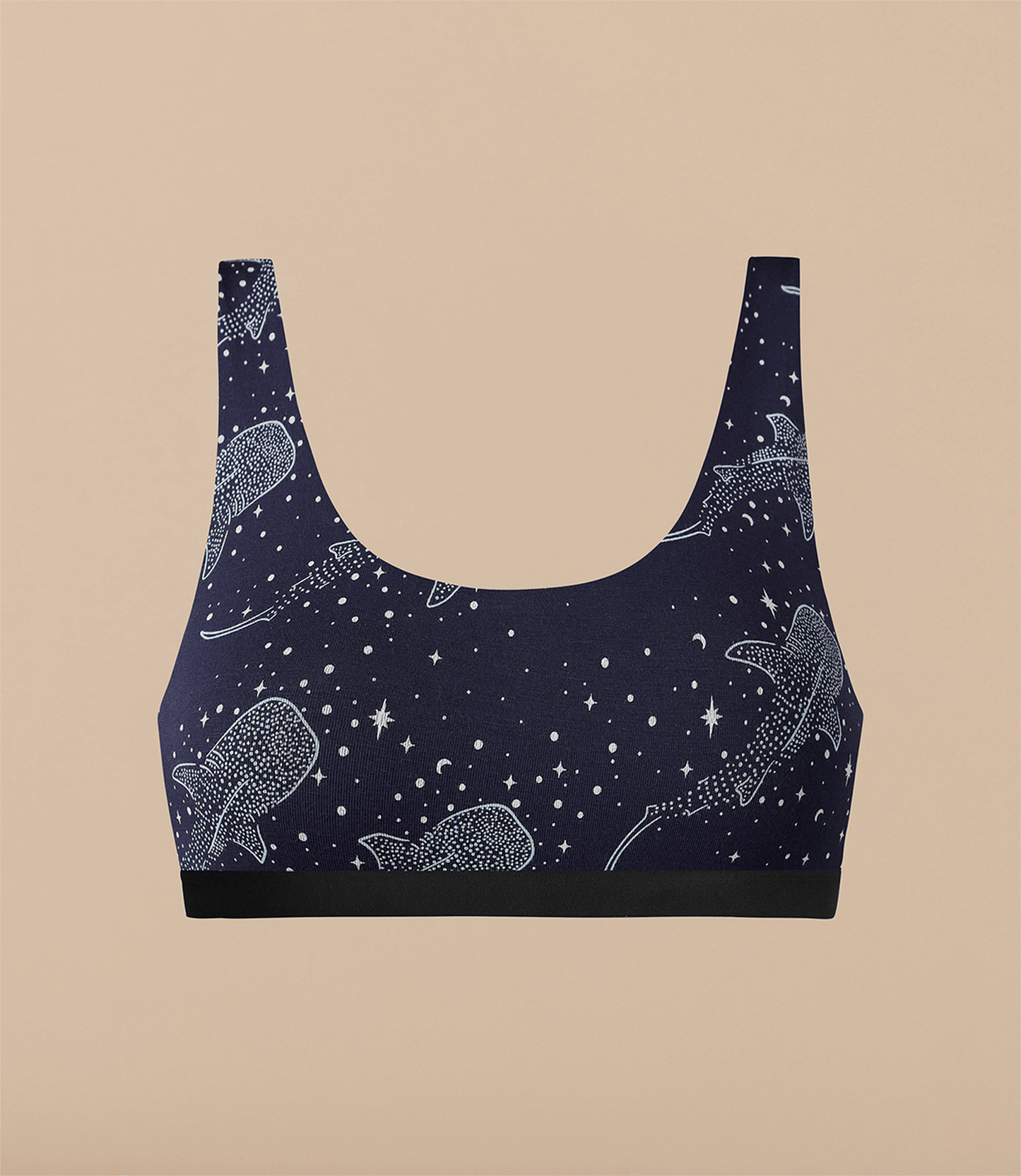 UltraModal™ Core Scoop Bralette | Starry Sharks