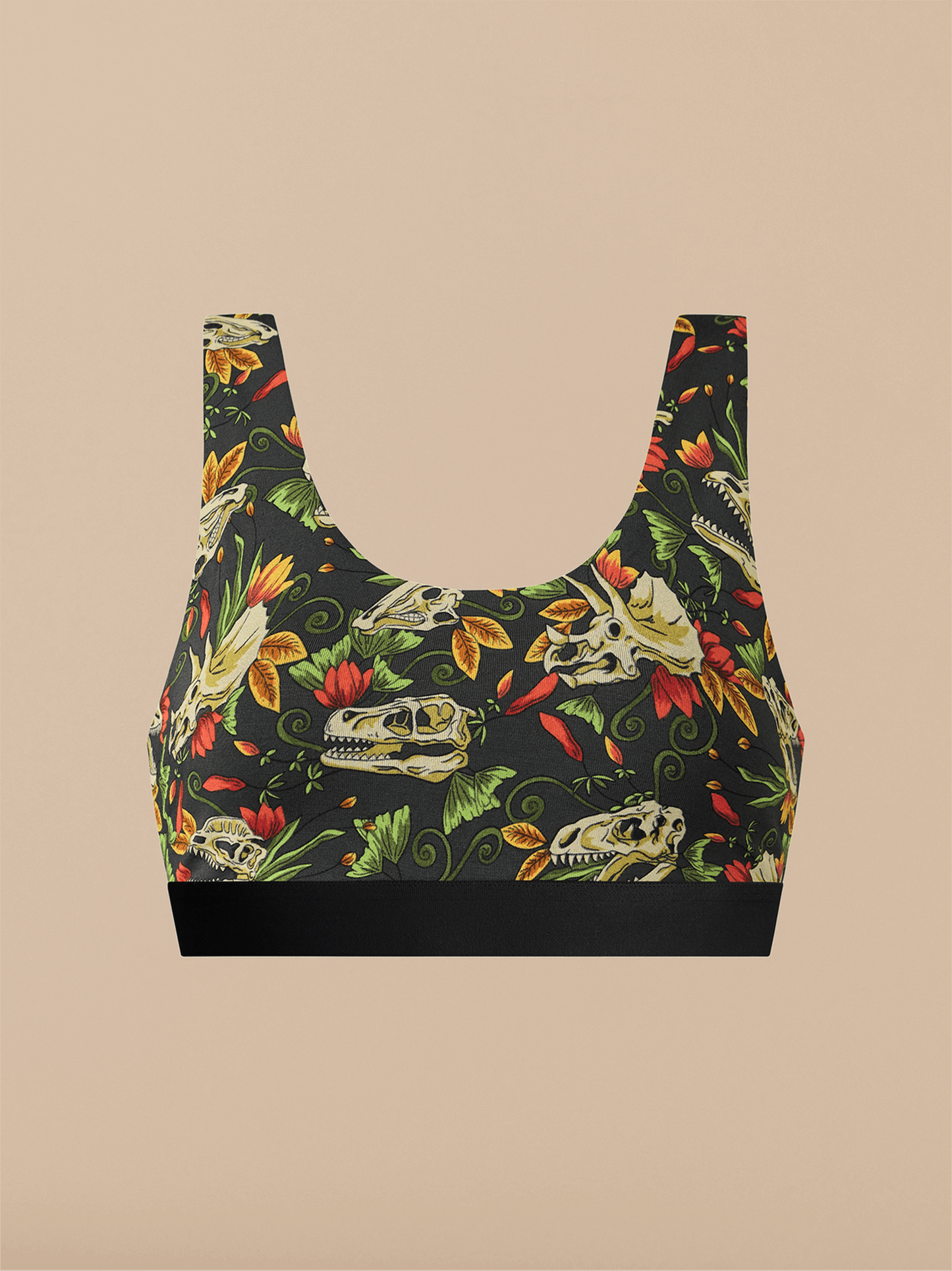 Curvy UltraModal™ Core Scoop Bralette | Jurassic Garden
