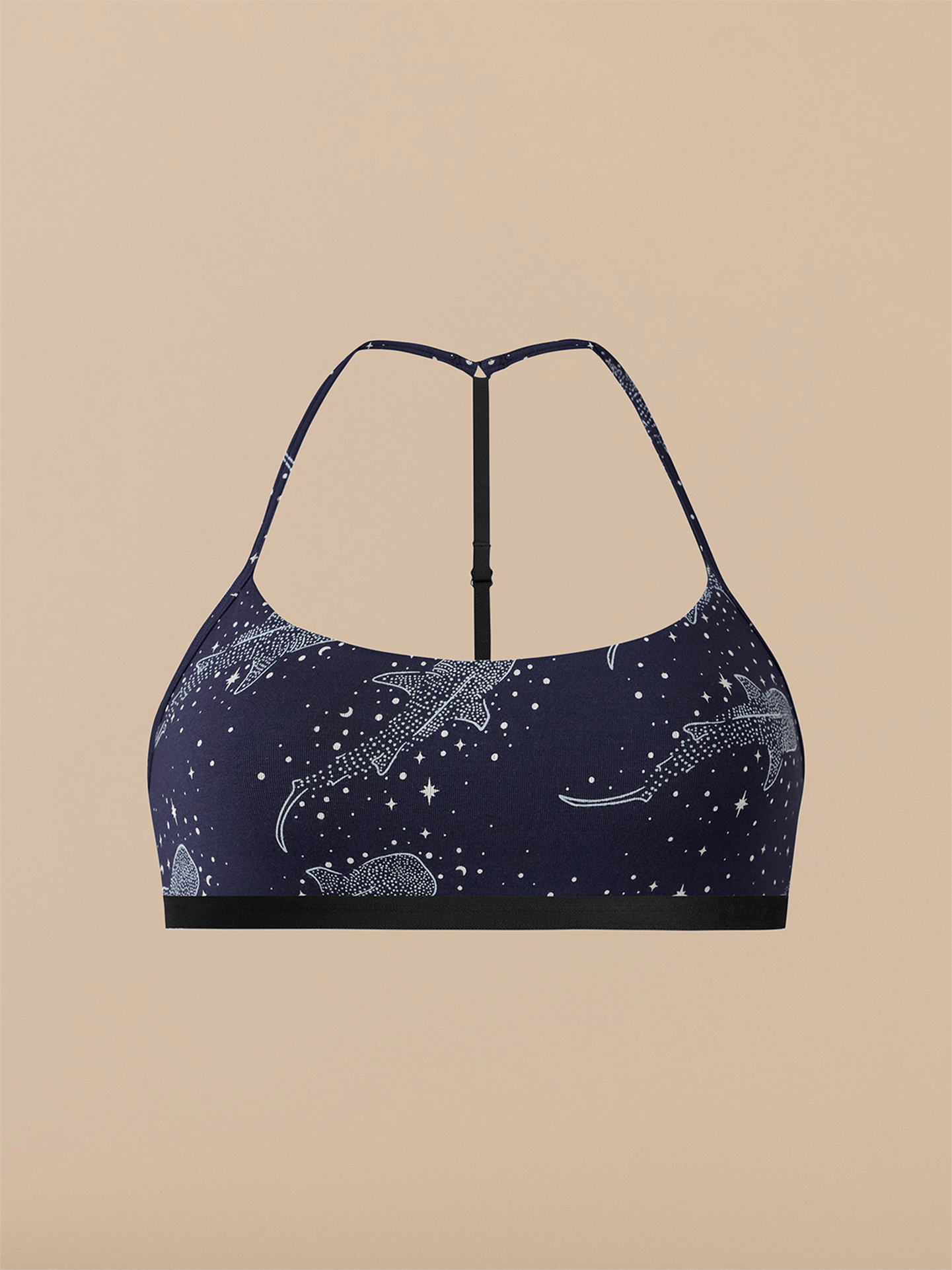 UltraModal™ Core T-Back Bralette | Starry Sharks