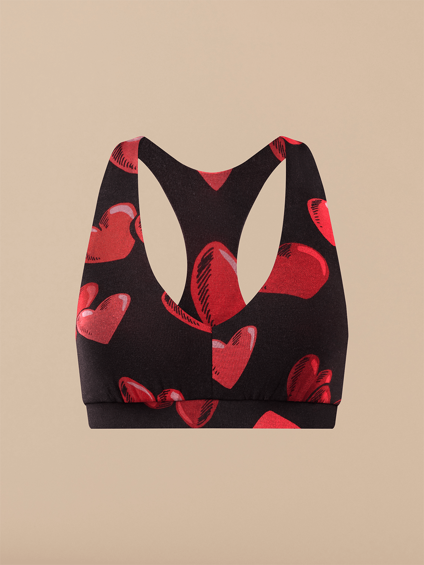 UltraModal™ FeelFree Racerback Bralette | Floating Hearts