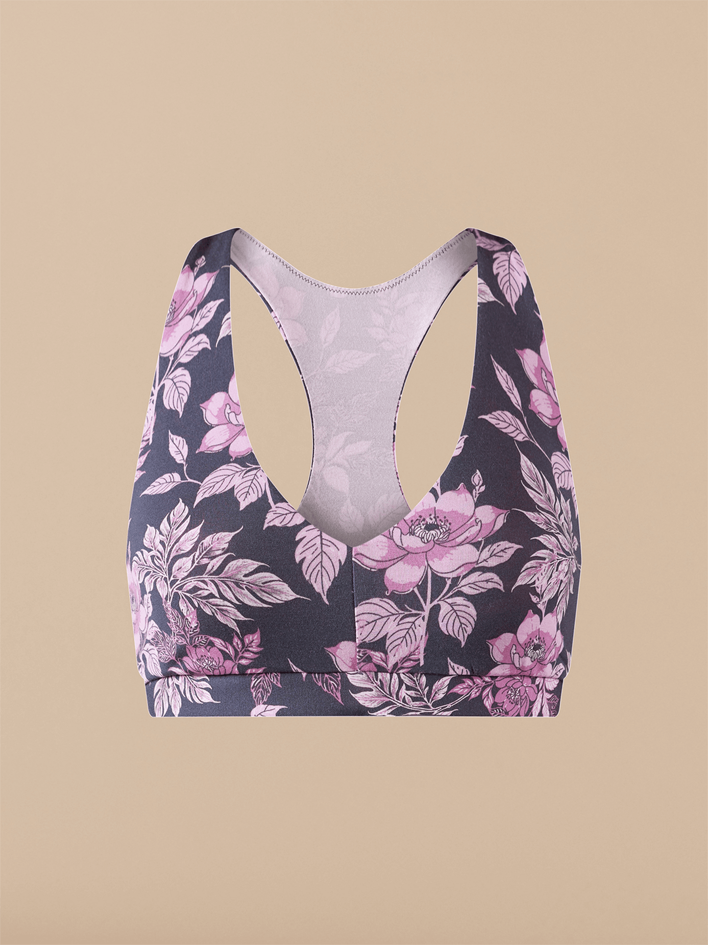 UltraModal™ FeelFree Racerback Bralette | Purple Bloom