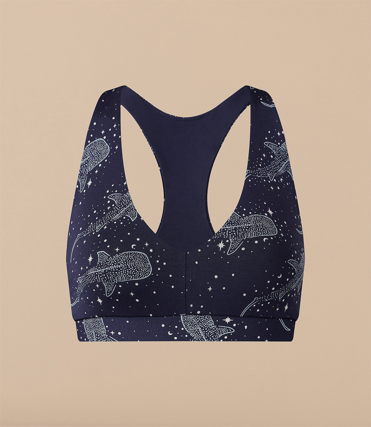 UltraModal™ FeelFree Racerback Bralette | Starry Sharks