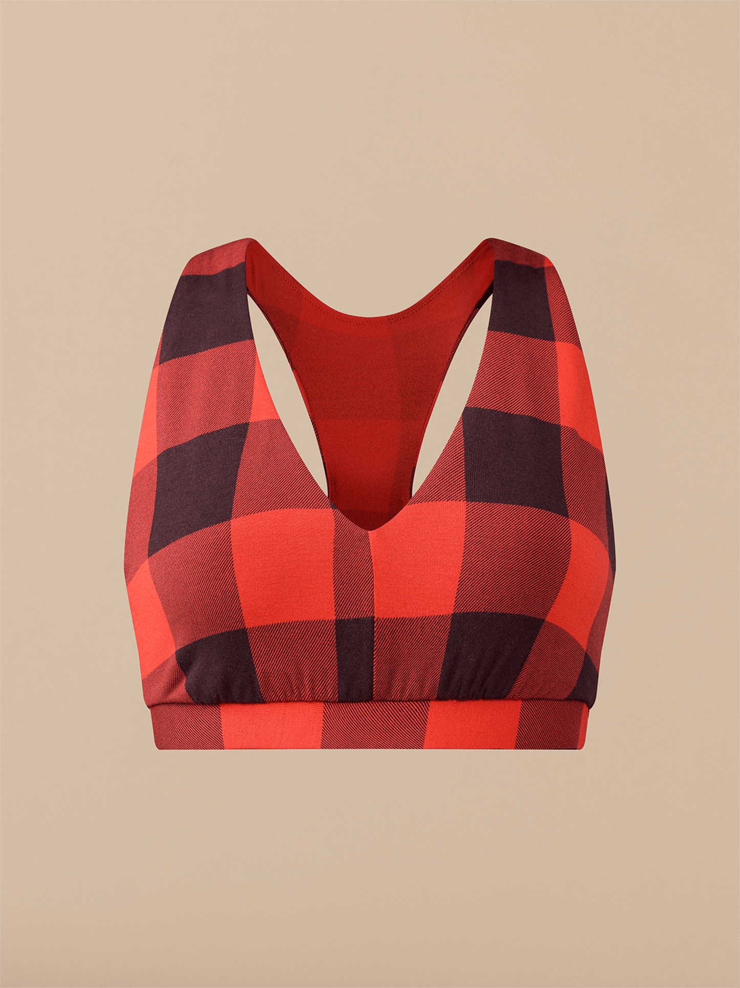 Curvy UltraModal™ FeelFree Racerback Bralette | Buffalo Plaid