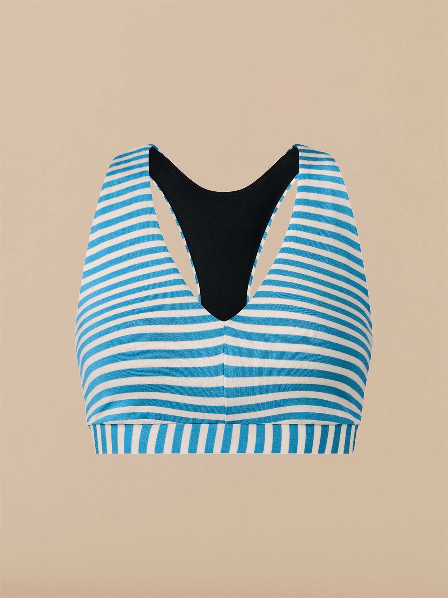 Curvy UltraModal™ FeelFree Racerback Bralette | Amalfi Stripes