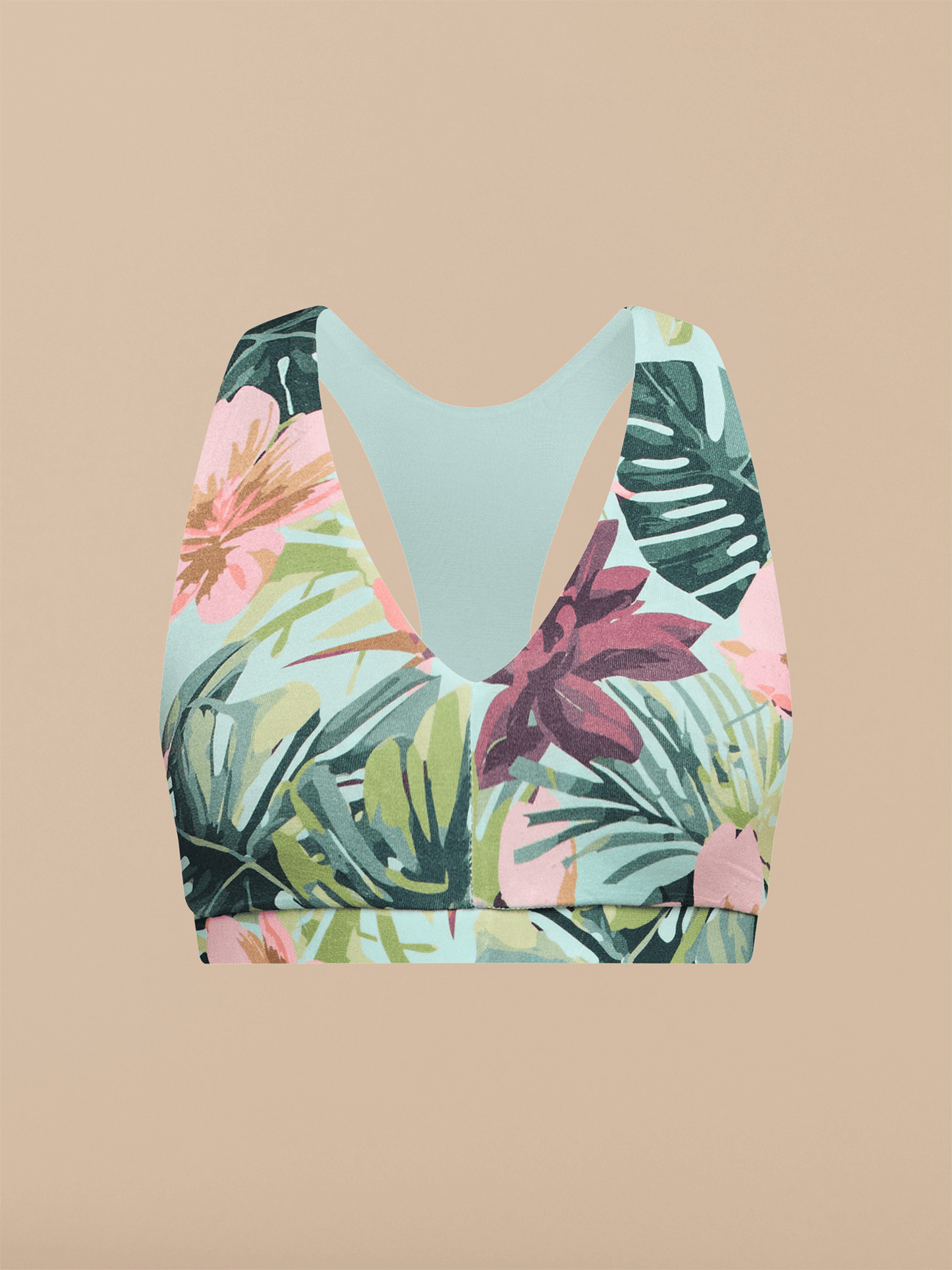Curvy UltraModal™ FeelFree Racerback Bralette | Hibiscus