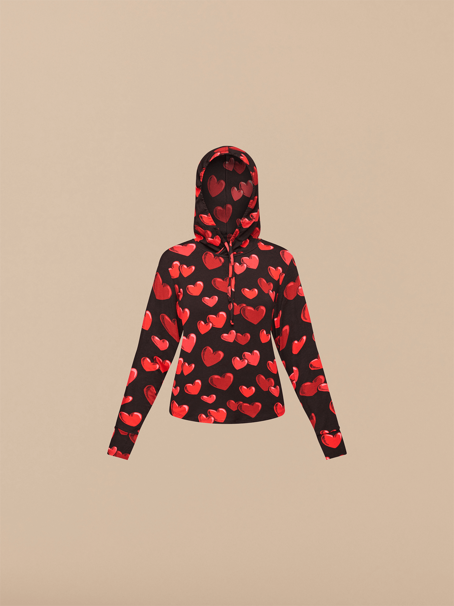 UltraModal™ Pullover Lounge Hoodie - Women's | Floating Hearts
