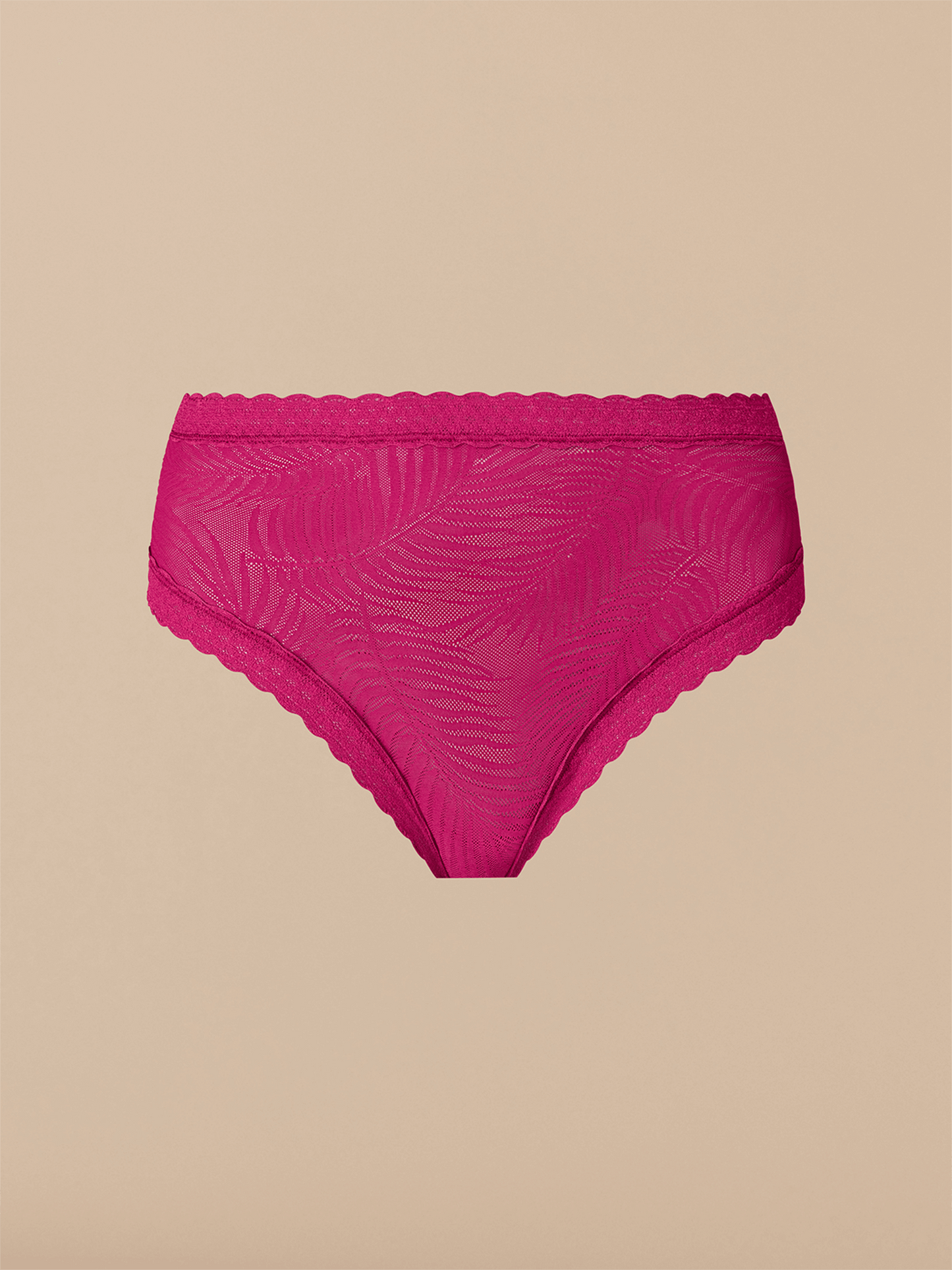 All Over Lace High-Waist Brief | Plum Feather