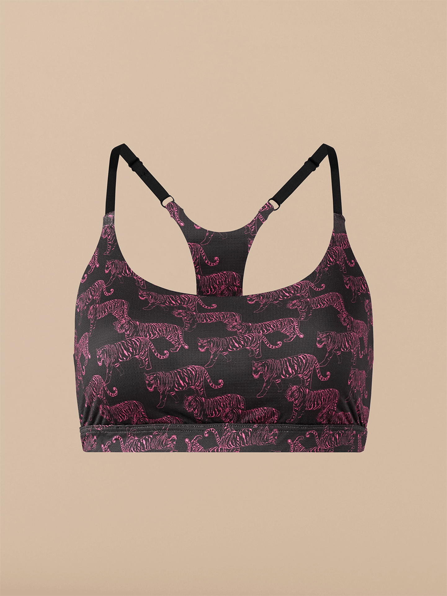 Breathe Racerback Bralette | Neon Tigers