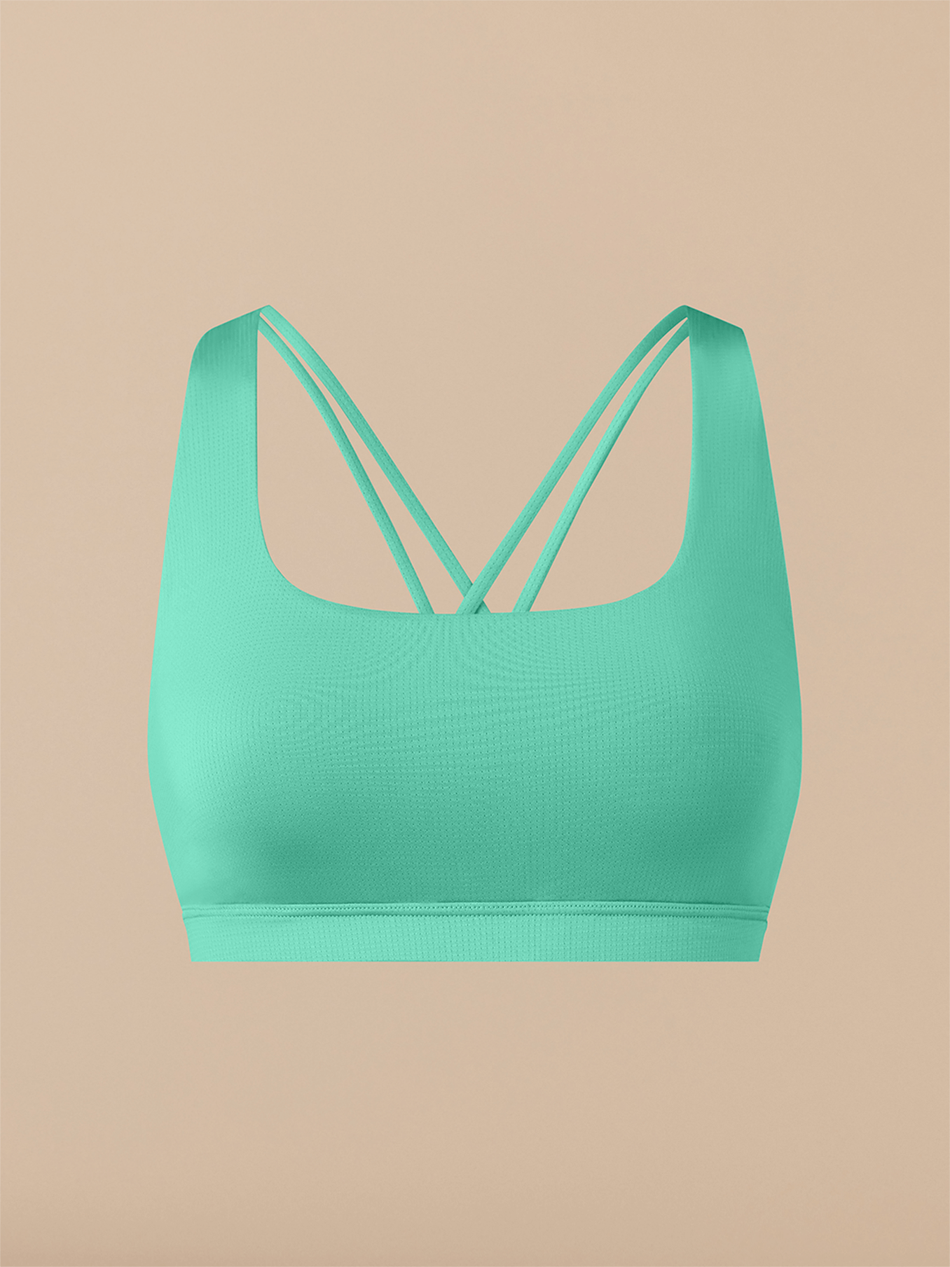 Breathe Strappy Back Bralette | Seafoam