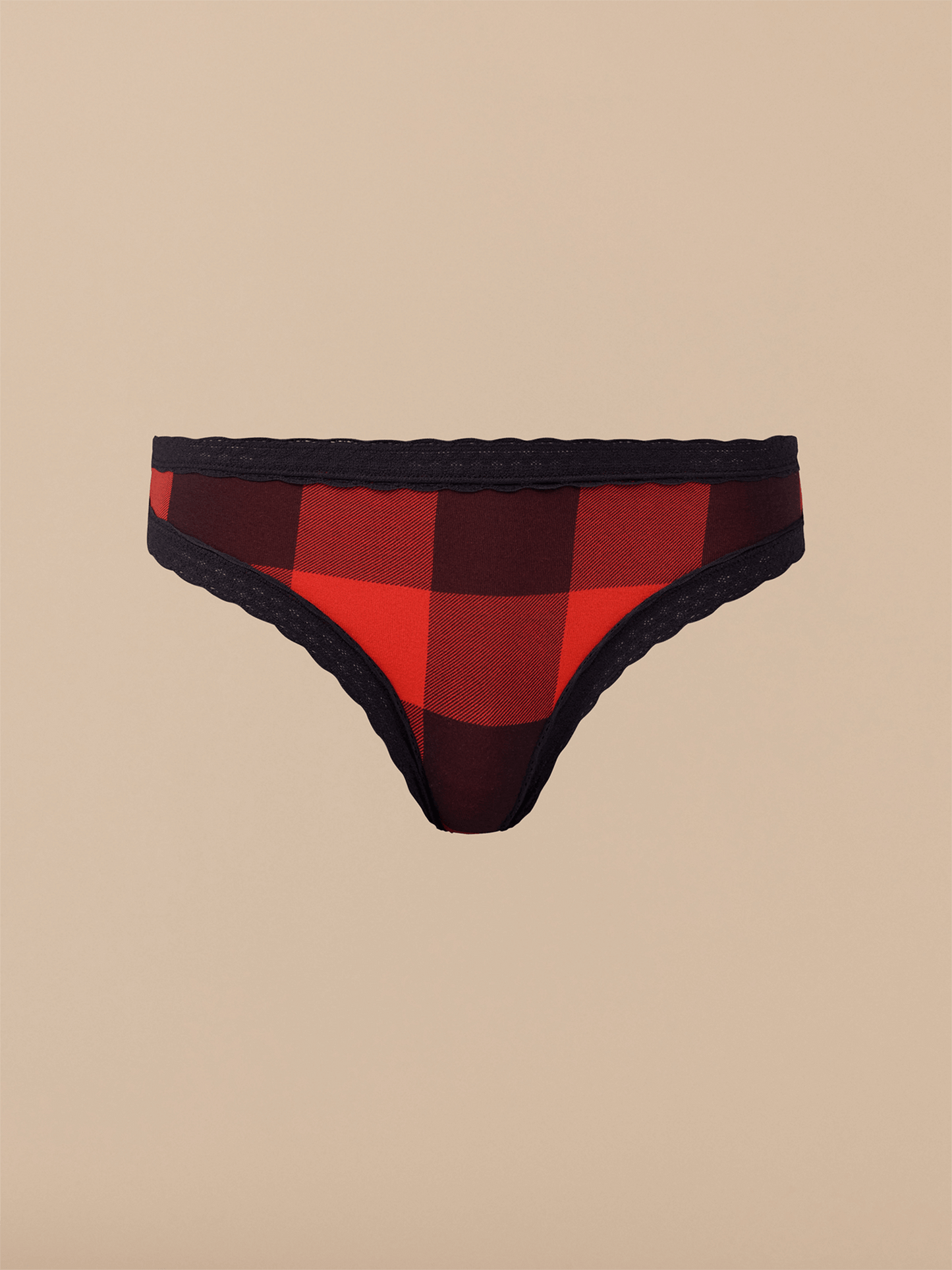 UltraModal™ Lace Tanga | Buffalo Plaid