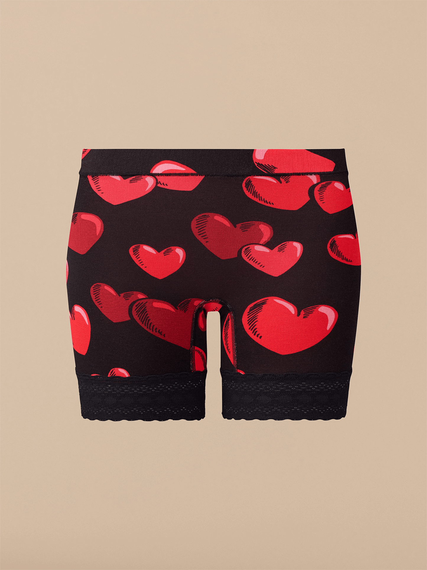 UltraModal™ Lace Long Boyshort | Floating Hearts