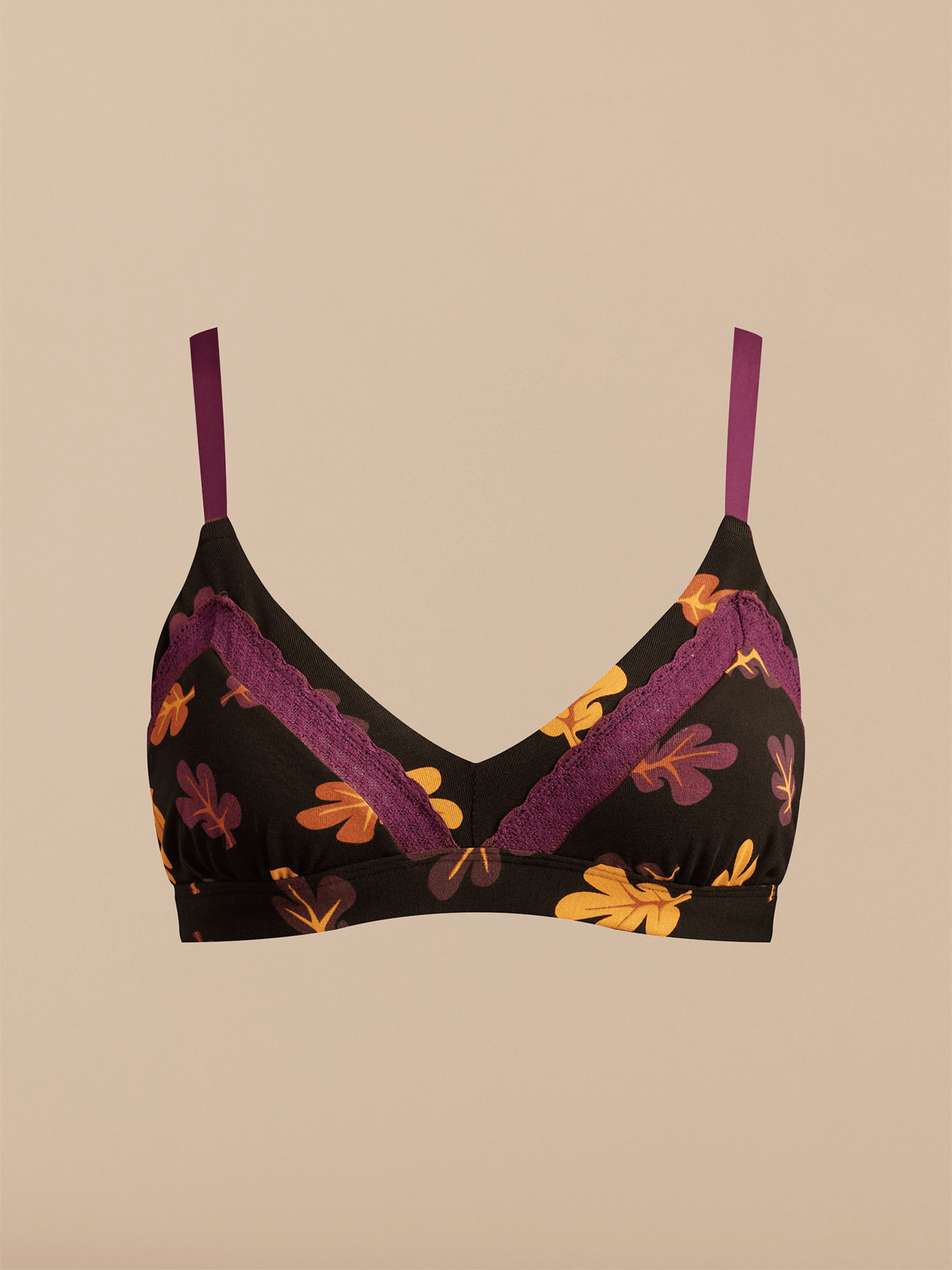 UltraModal™ Lace Triangle Bralette | Fall Leaves