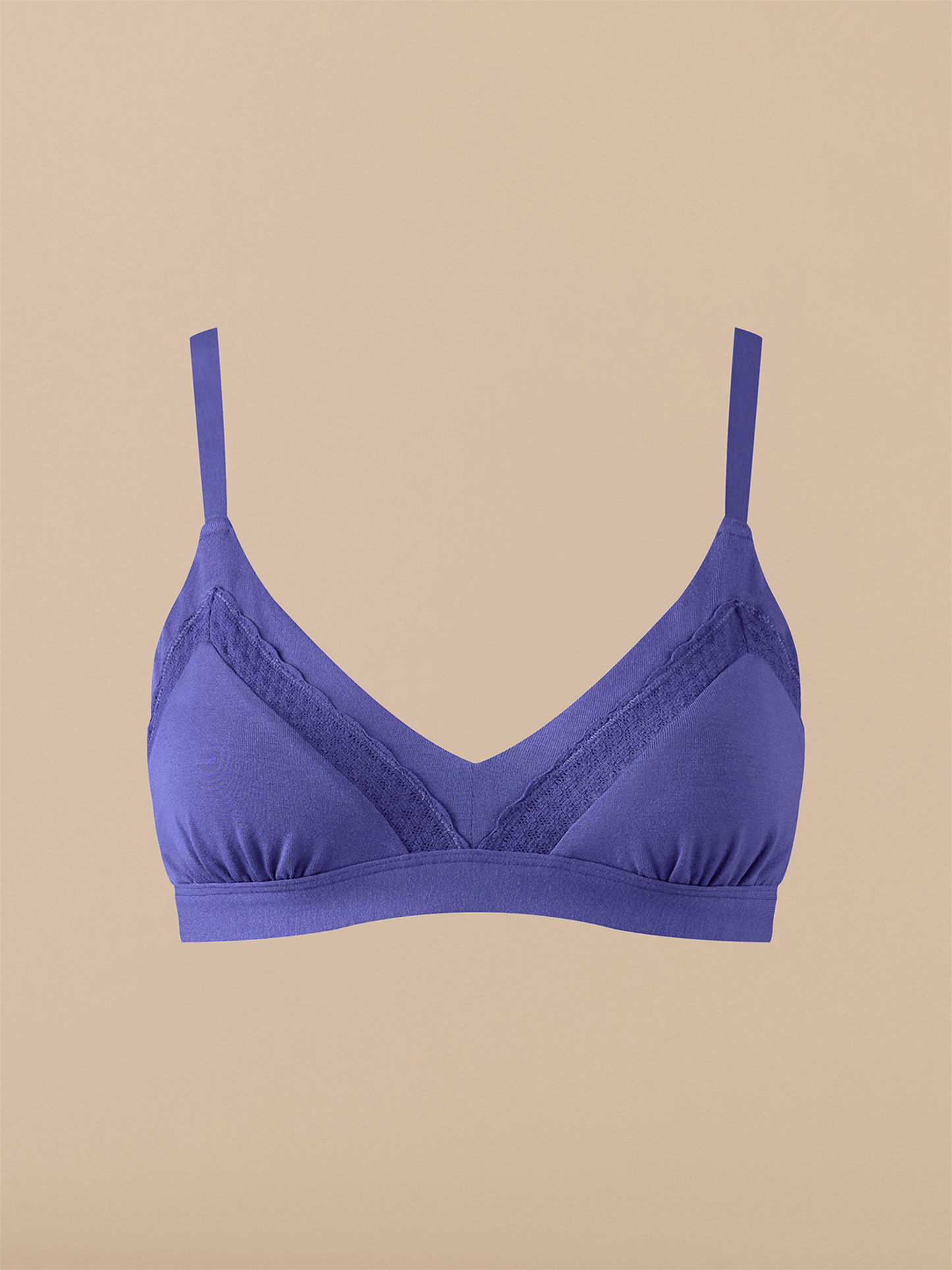 UltraModal™ Lace Triangle Bralette | Berry Blue